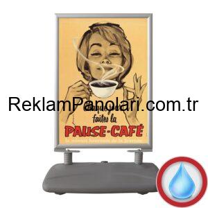 Kaldırım Panosu Su Geçirmez - Su Tabanlı Poster Pano A0 841X1188 MM